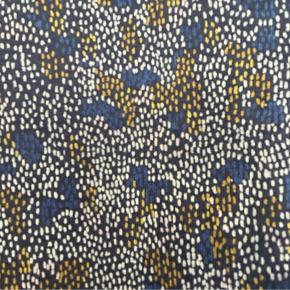 Sessun Sleeveless Abstract Blue Micro Dot Pattern Lightweight Midi Dress Size XS - Picture 8 of 16